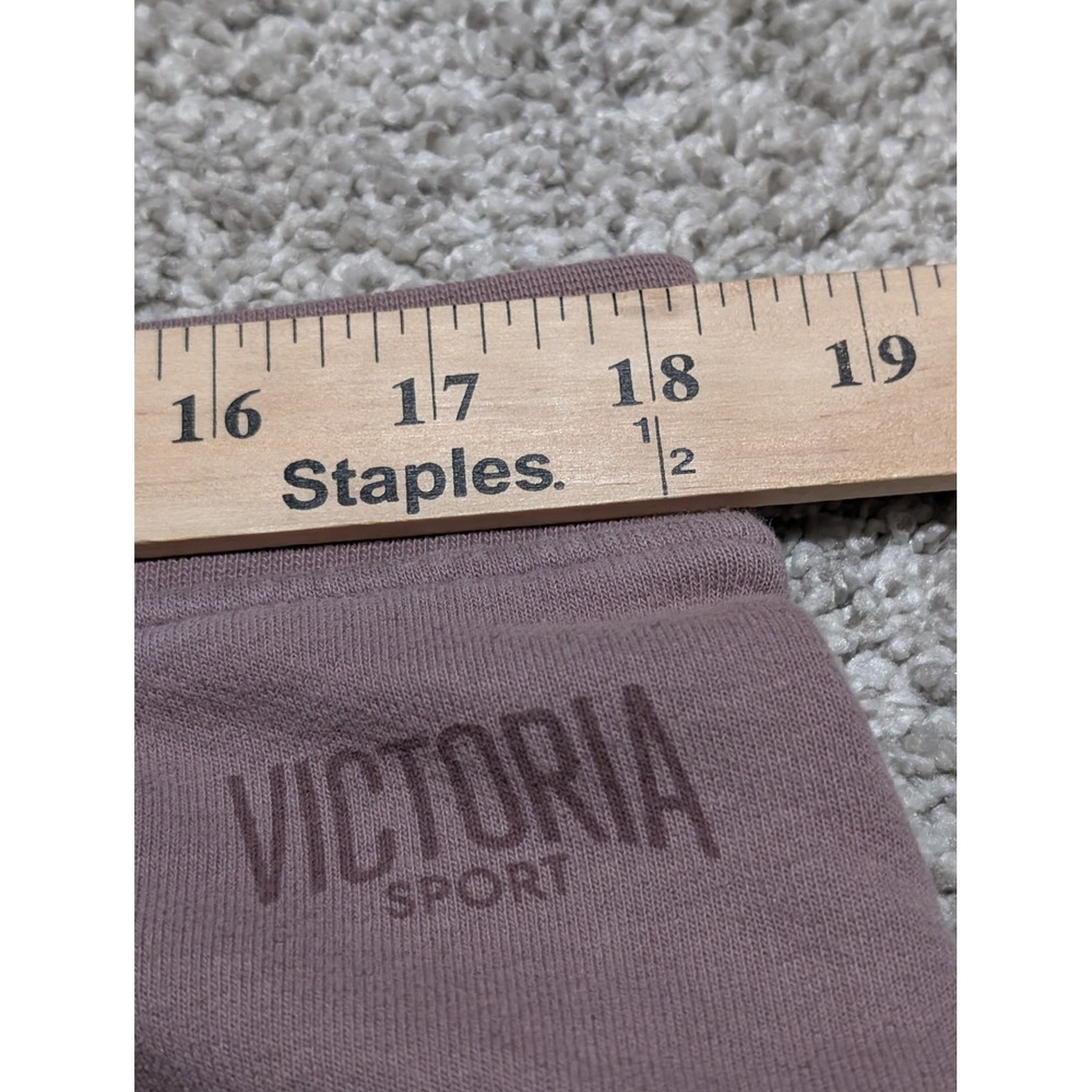 Victoria Sport Shorts Womens L Mauve Purple Dolphin Drawstring Lounge Athletic - Picture 6 of 7